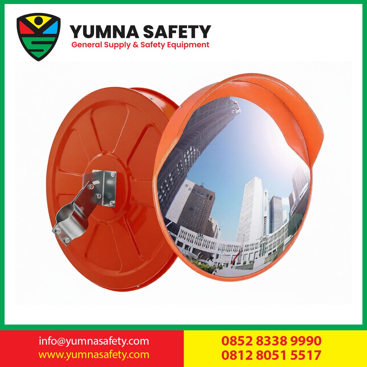 Convex Mirror 60CM Outdoor Traffic Safety Mirror / Kaca Cembung Cermin Tikungan