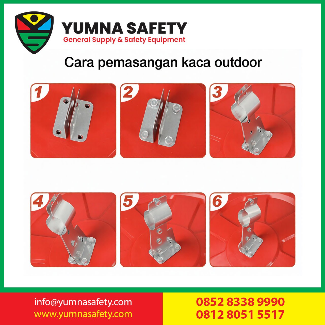 Convex Mirror 60CM Outdoor Traffic Safety Mirror / Kaca Cembung Cermin Tikungan