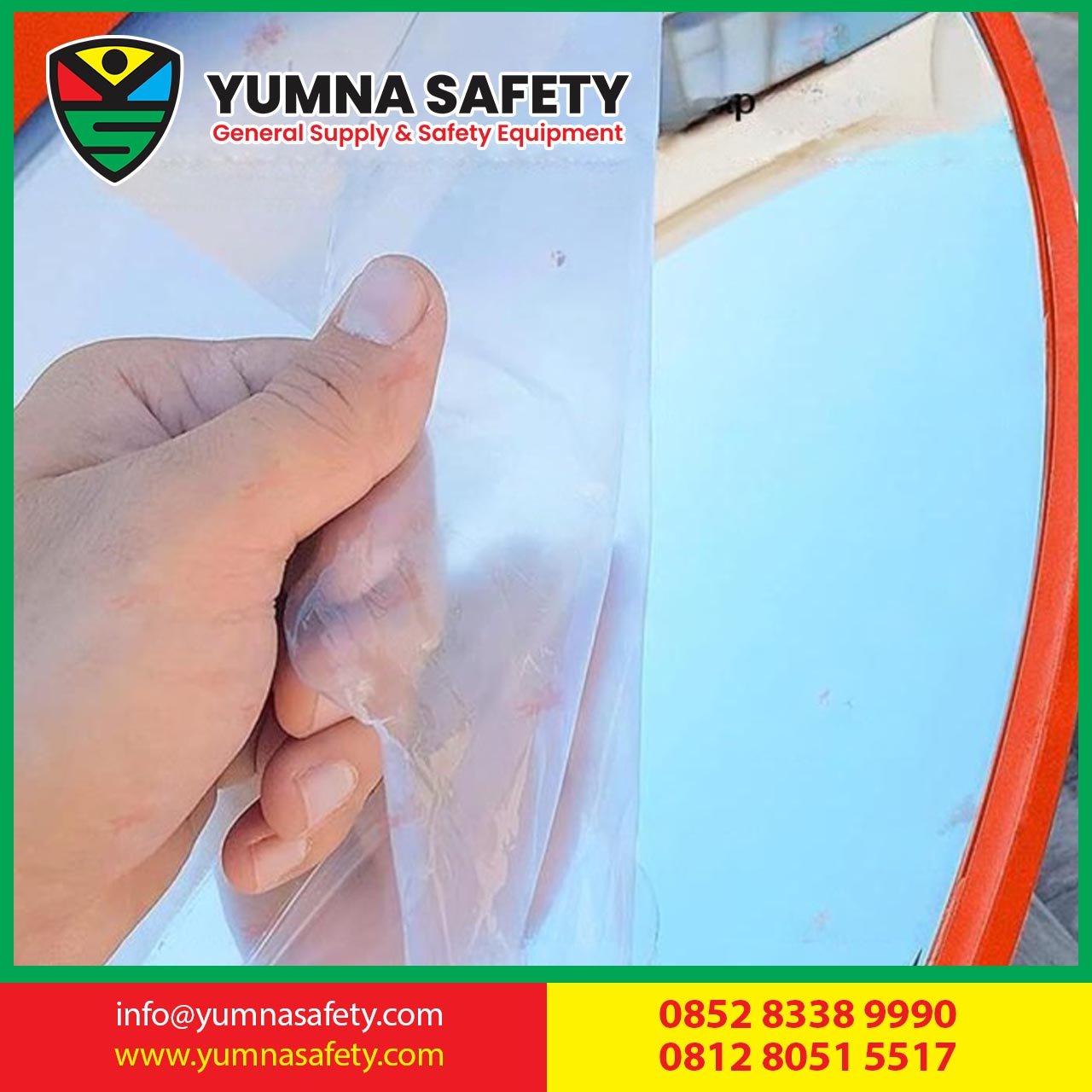 Convex Mirror 60CM Outdoor Traffic Safety Mirror / Kaca Cembung Cermin Tikungan